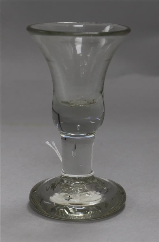 A firing or toastmasters glass, c.1760